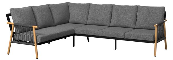 JÍDELNÍ TERASOVÁ SOUPRAVA 4dílné, kov, sklo, textil Ambia Garden - Online Only zahradní nábytek, Online Only