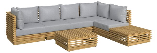 TERASOVÁ SEDACÍ SOUPRAVA dřevo, plast Ambia Garden - Online Only zahradní nábytek, Online Only