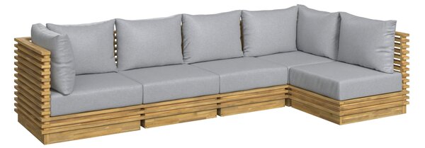 TERASOVÁ SEDACÍ SOUPRAVA dřevo, plast Ambia Garden - Online Only zahradní nábytek, Online Only