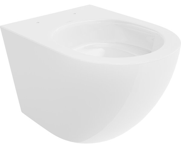 Mexen Lena, závěsná WC mísa 490x360x340 mm, Rimless Tornádo, bílá lesklá, 3322XX00T