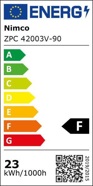 Nimco černé zrcadlo do koupelny s LED osvětlením 80 x 60 ZPC 42003V-90