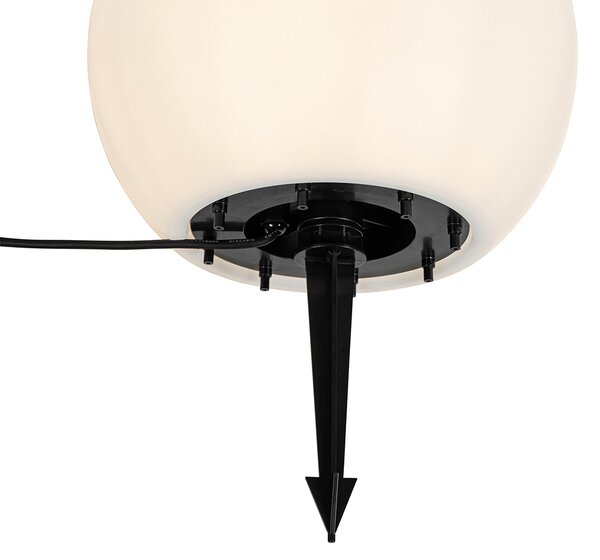 Chytrá venkovní lampa bílá 35 cm IP65 vč. WiFi A60 - Nura