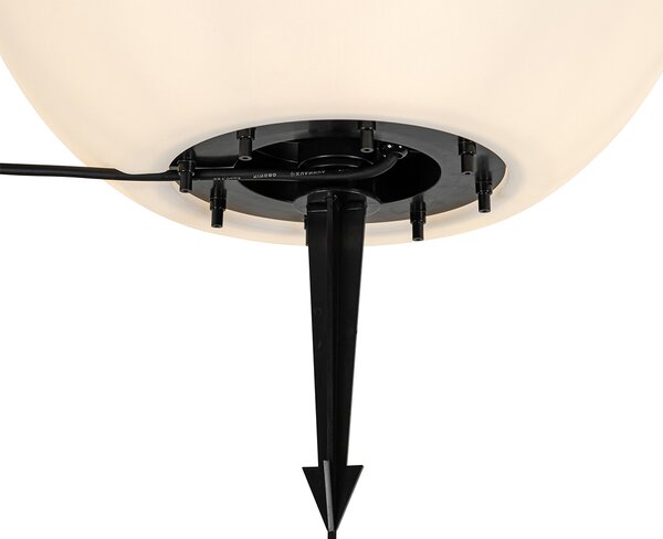 Chytrá venkovní lampa bílá 45 cm IP65 vč. WiFi A60 - Nura