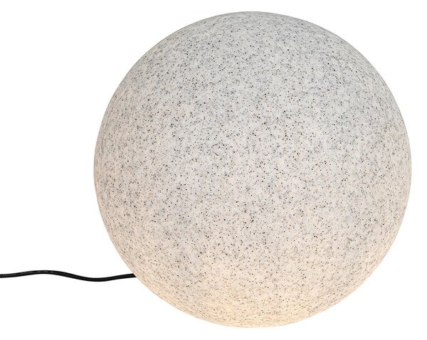 Moderní venkovní lampa šedá 45 cm IP65 - Nura