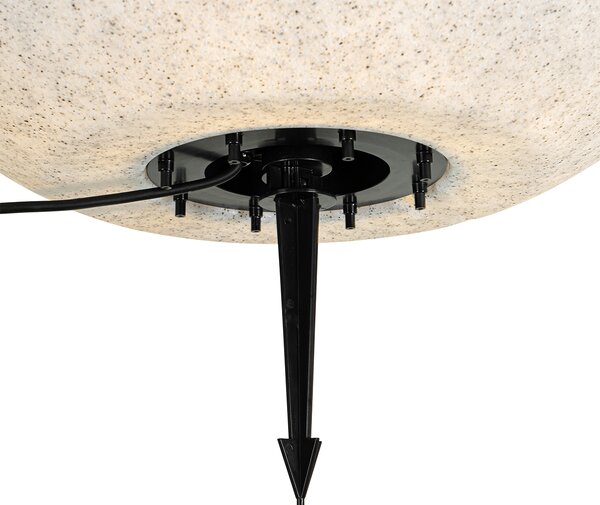 Chytrá venkovní lampa šedá 77 cm IP44 vč. Wifi A60 - Nura