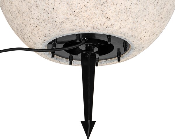 Chytrá venkovní lampa šedá 45 cm IP65 vč. LED - Nura