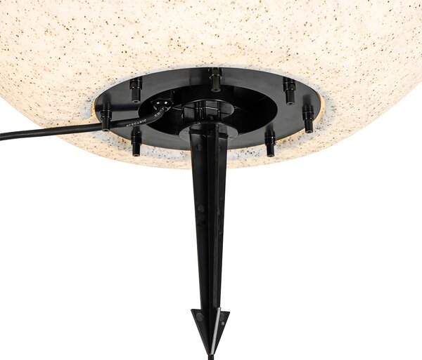 Moderní venkovní lampa šedá 56 cm IP65 - Nura
