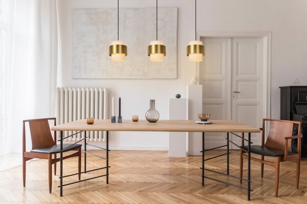 Závěsné designové svítidlo nad jídelní stůl Onyx Gold 3 (LMD)