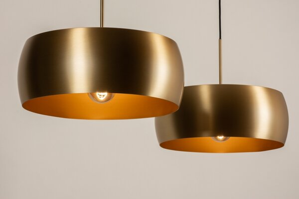 Závěsné svítidlo nad stůl Bond II Gold Look (LMD)
