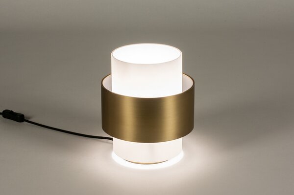 Stolní designová lampa Onyx Gold (LMD)