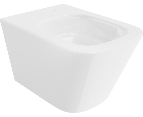 Mexen Teo, závěsná WC mísa 510x345x340 mm, Rimless Tornádo, bílá lesklá, 3385XX00T