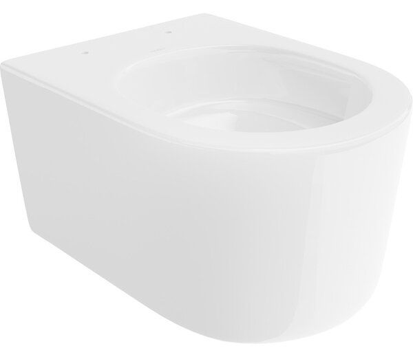 Mexen Sofia, závěsná WC mísa 490x360x355 mm, Rimless Tornádo, bílá lesklá, 3354XX00T