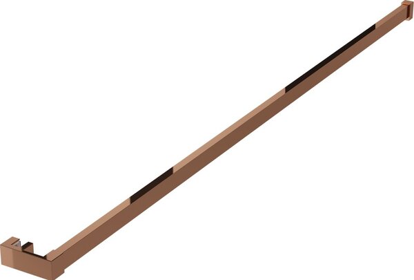 Mexen Kioto, věšák na ručníky pro sprchovou zástěnu, max. 1 140 cm, růžové zlato, 800-06-60