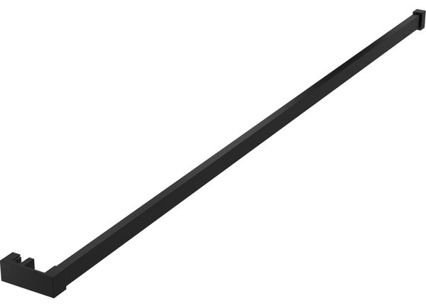 Mexen Kioto, věšák na ručníky pro sprchovou zástěnu, max. 1 140 cm, černá matná, 800-06-70