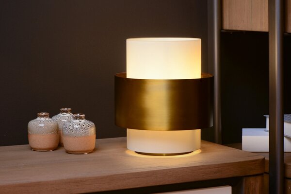 Stolní designová lampa Onyx Gold (LMD)