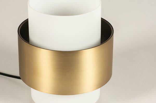 Stolní designová lampa Onyx Gold (LMD)