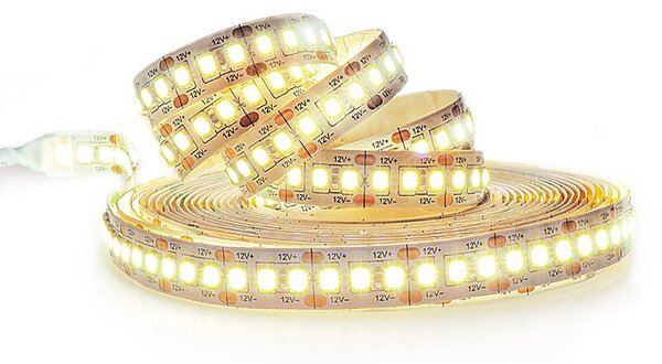 SOLIGHT LED světelný pás 5m, 198LED/m, 16W/m, 1500lm/m, IP20, teplá bílá