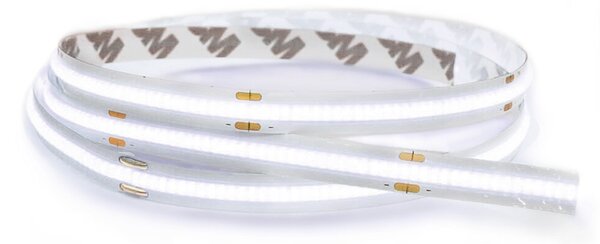 SOLIGHT LED COB stmívatelný světelný pás 5m, 10W/m, 1000lm/m, CR>90, IP44, studená bílá