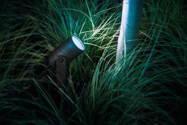 17428/30/P7 Hue WACA Lily venkovní spotové LED svítidlo 8W 650lm 2200-6500K IP65 RGB černá +adaptér