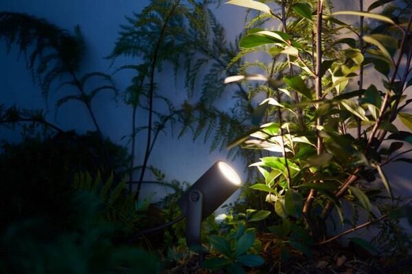 17428/30/P7 Hue WACA Lily venkovní spotové LED svítidlo 8W 650lm 2200-6500K IP65 RGB černá +adaptér