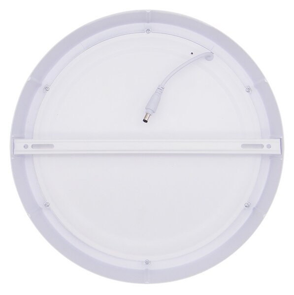 SOLIGHT LED mini panel CCT, přisazený, 24W, 1800lm, 3000K, 4000K, 6000K, kulatý bílý