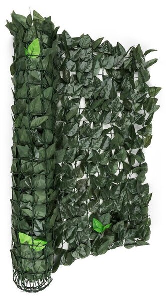 Blumfeldt Fency Dark Leaf, plot na ochranu před pozorováním, ochrana před větrem, 300 x 150 cm, buk, tmavě zelený