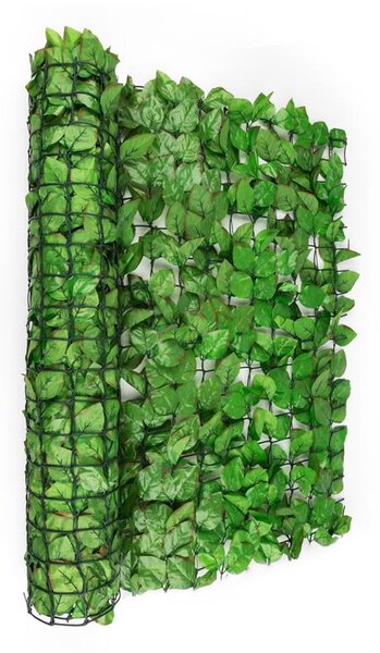Blumfeldt Fency Bright Leaf, plot na ochranu před pozorováním, ochrana před větrem, 300 x 100 cm, buk, světle zelený