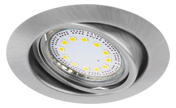 Rabalux LED zápustné bodové svítidlo Lite 3x3W | 240lm | 3000K - set 3 ks, saténový chrom, 1166