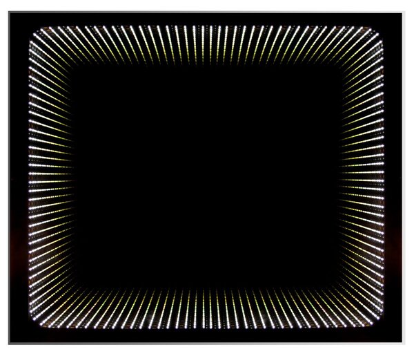 Zrcadlo s LED osvětlením Efekt, 49 × 49 cm