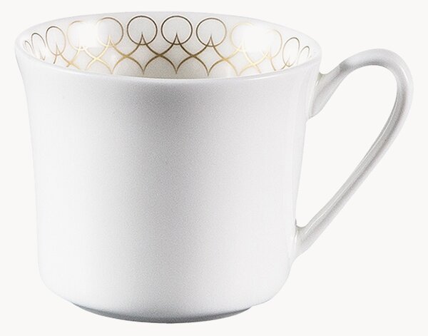 Sada šálků na espresso z kostního porcelánu Jade, 6 dílů
