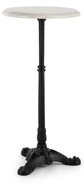 Blumfeldt Patras -XS, bistro stůl, mramorová deska Ø 30 cm, litinový stojan