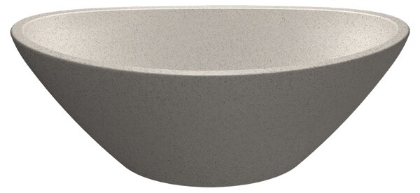 Laveo Vela, granitové umyvadlo na desku 340x200x130 mm, béžová, LAV-VGV1410T