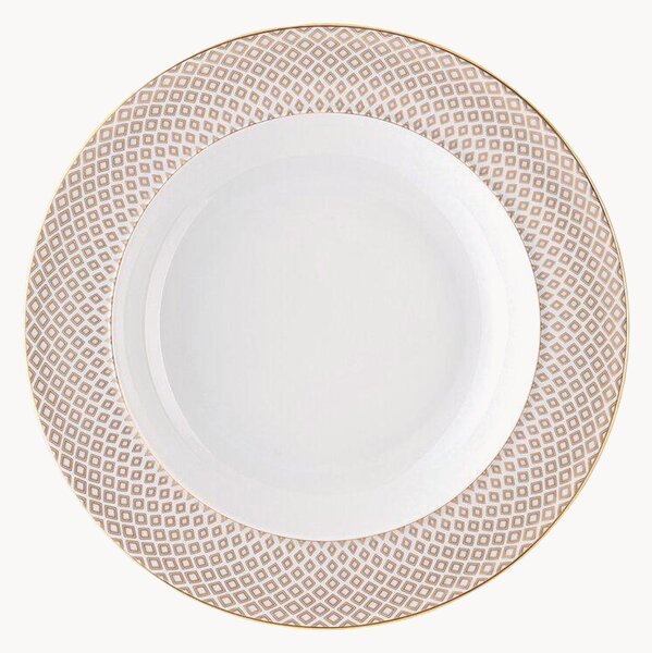 Sada hlubokých talířů z porcelánu Francis Carreau, 6 dílů