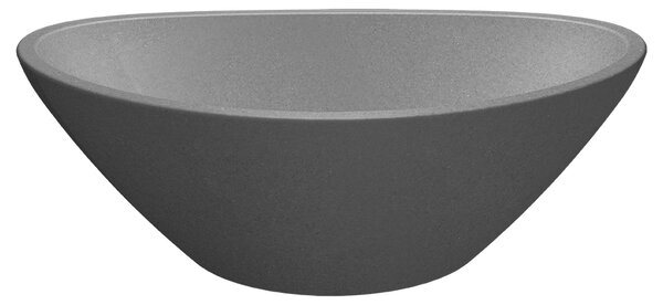 Laveo Vela, granitové umyvadlo na desku 340x200x130 mm, šedá, LAV-VGV1510T