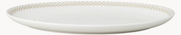 Servírovací talíř z kostního porcelánu Jade