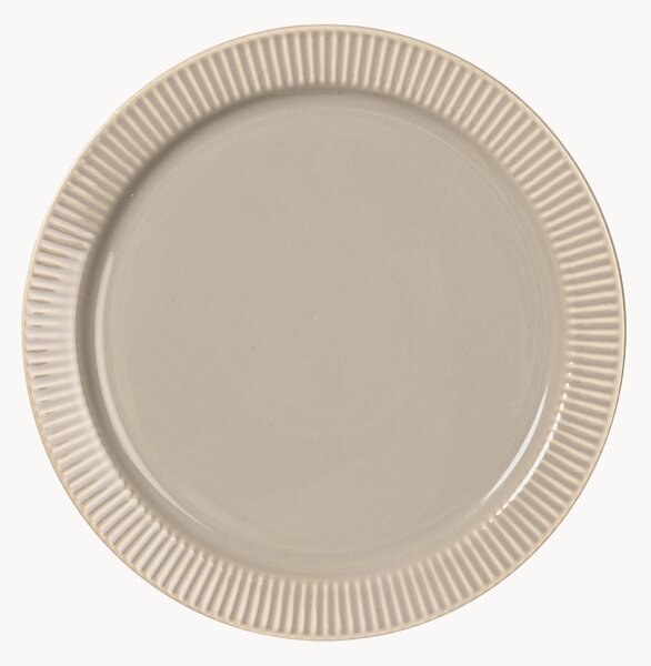 Sada dezertních talířů z kostního porcelánu Inka, 6 dílů