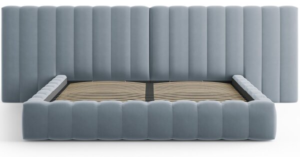 Micadoni Sametová postel Kelp 200 x 200 cm