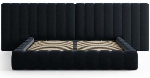 Micadoni Sametová postel Kelp 200 x 200 cm