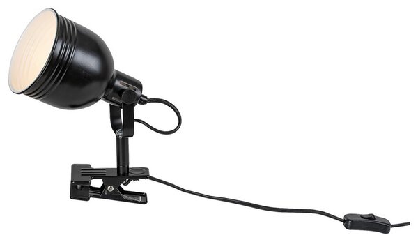 Rabalux Stolní lampa s klipem Flint 1x25W | E14 | IP20 - černá