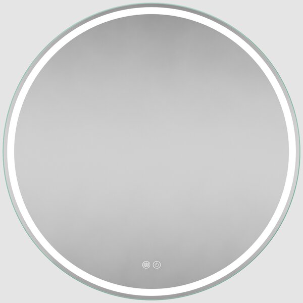 Erga Carla, kulaté LED zrcadlo 90cm, 2070 lm, 3 barvy světla, ERG-V01-208-9090