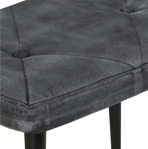 Houpací křeslo s taburetem BestBerg 339702 / 56 × 74 × 93 cm / černá