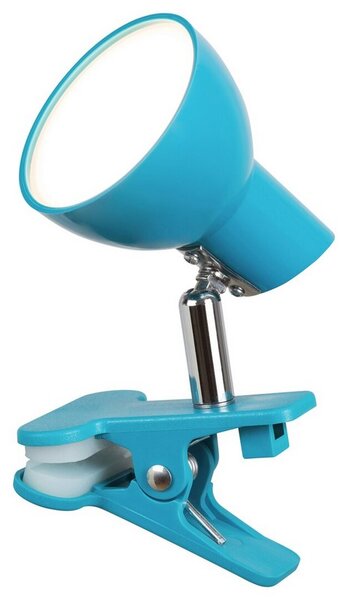 Rabalux NOAH LED lampička s klipem 5W | 360lm | 3000K - modrá