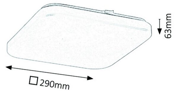 Rabalux LED stropní svítidlo Rob 1x20W | 1400lm | 3000K