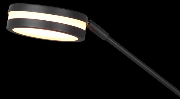 Trio 426510242 LED stojací svítidlo Franklin 1x35W+6,5W | 4100lm+650lm | 2700+3200+4000K - paměťová funkce, oddělené vypínače, nastavitelná teplota osvětlení, stmívatelné, antracit