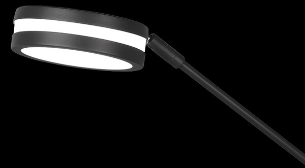 Trio 426510242 LED stojací svítidlo Franklin 1x35W+6,5W | 4100lm+650lm | 2700+3200+4000K - paměťová funkce, oddělené vypínače, nastavitelná teplota osvětlení, stmívatelné, antracit