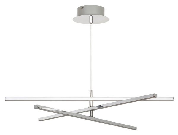 Rabalux LED závěsné stropní svítidlo Meredith 1x18W | 1500lm | 4000K - chrom