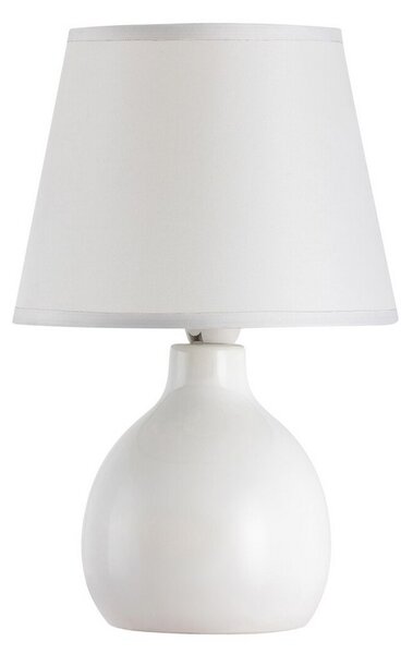 Rabalux INGRID stolní lampička max. 1x40W | E14 | IP20 - bílá