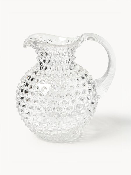 Ručně foukaný džbán Hobnail