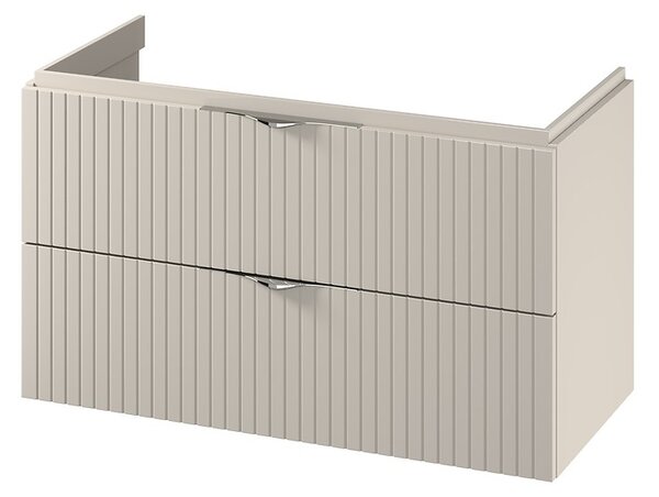 Cersanit Tirso, závěsná skříňka pod umyvadlo 994x447x572 mm, béžová matná, S1015-013