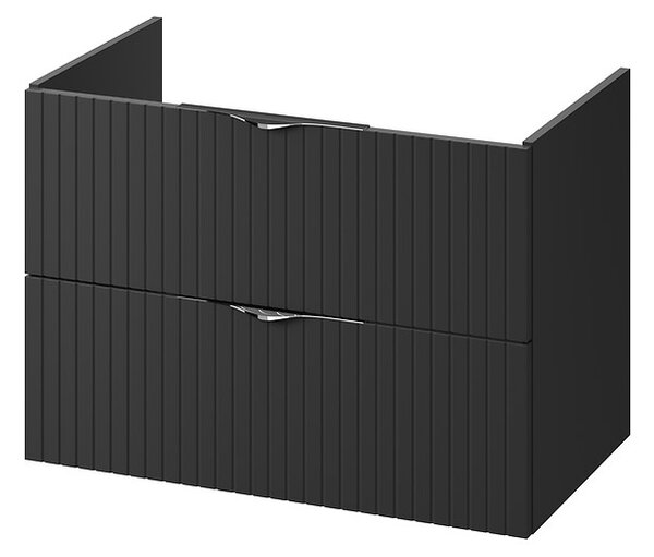 Cersanit Tirso, závěsná skříňka pod umyvadlo 794x447x572 mm, černá matná, S1017-011